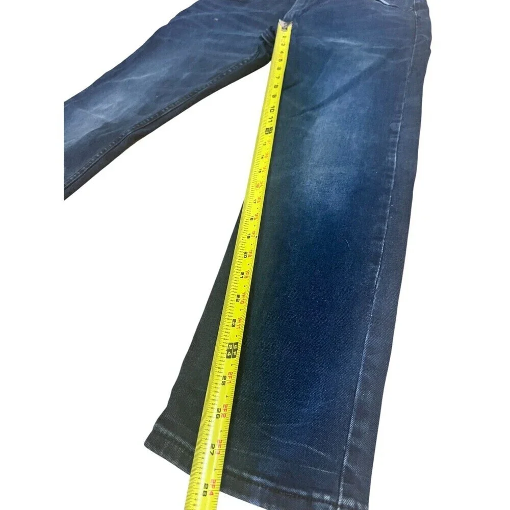 Levi's 512 Skinny Fit Jeans Mens Size 36Wx30L Blue Denim Dark Wash Waterless